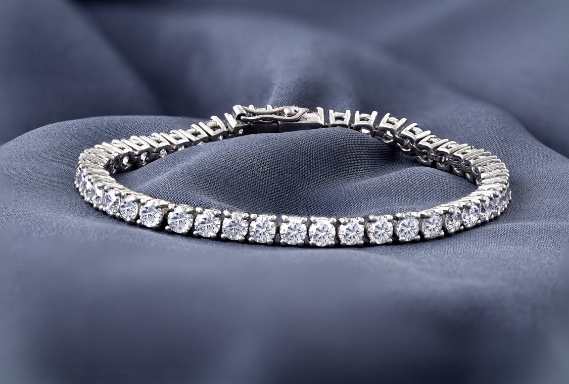 4.5 MM Lab Grown Diamond Round Tennis Bracelet 14k Gold Custom Hip Hop  Jewelry Charm Bracelets For Men & Women - Ajretail Your One-Stop  Destination for Lab Grown Diamonds, Gemstones, and Jewelry